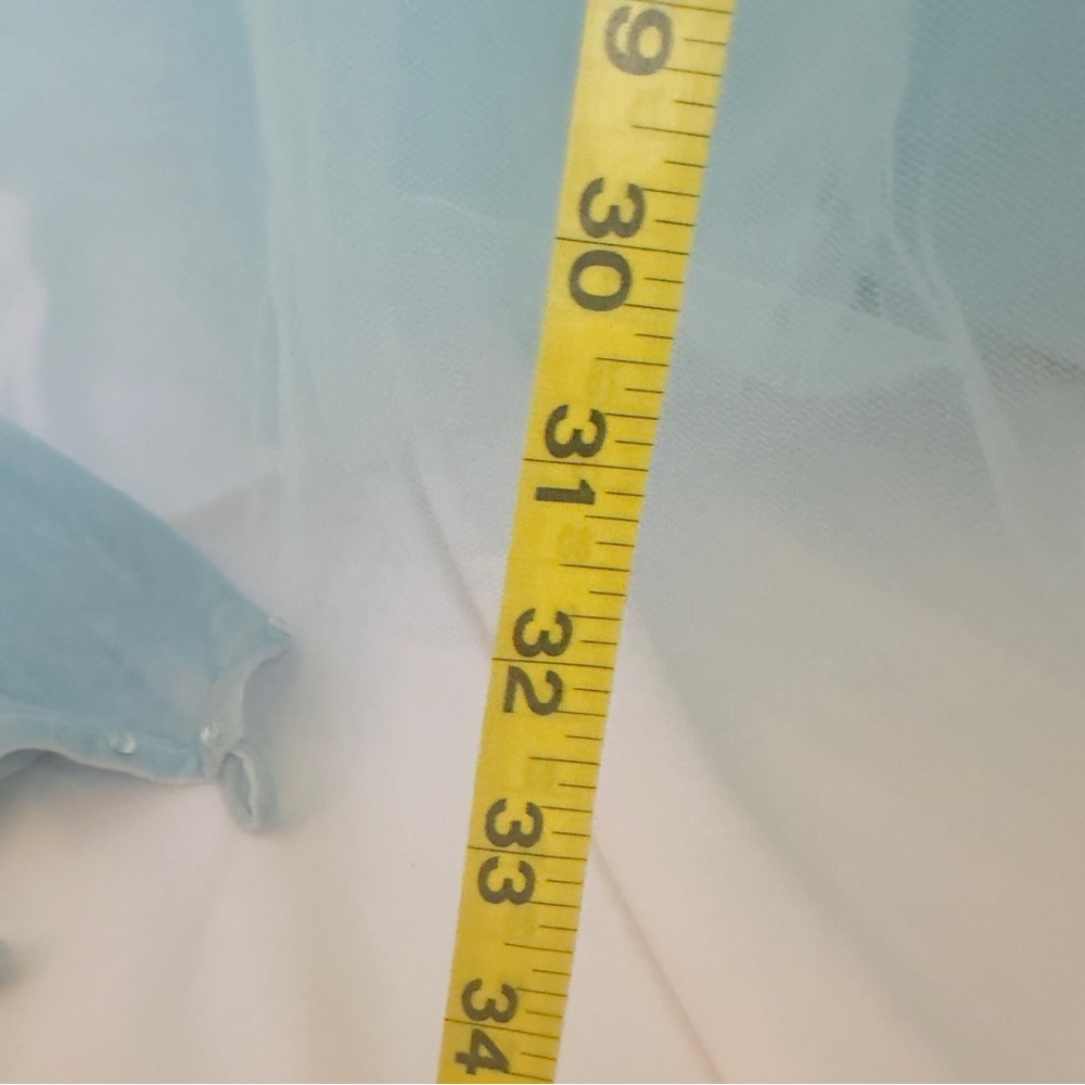 Light Blue Princess Tulle Costume Dress for Girls Cinderella w Gloves 4/5T - Picture 16 of 16